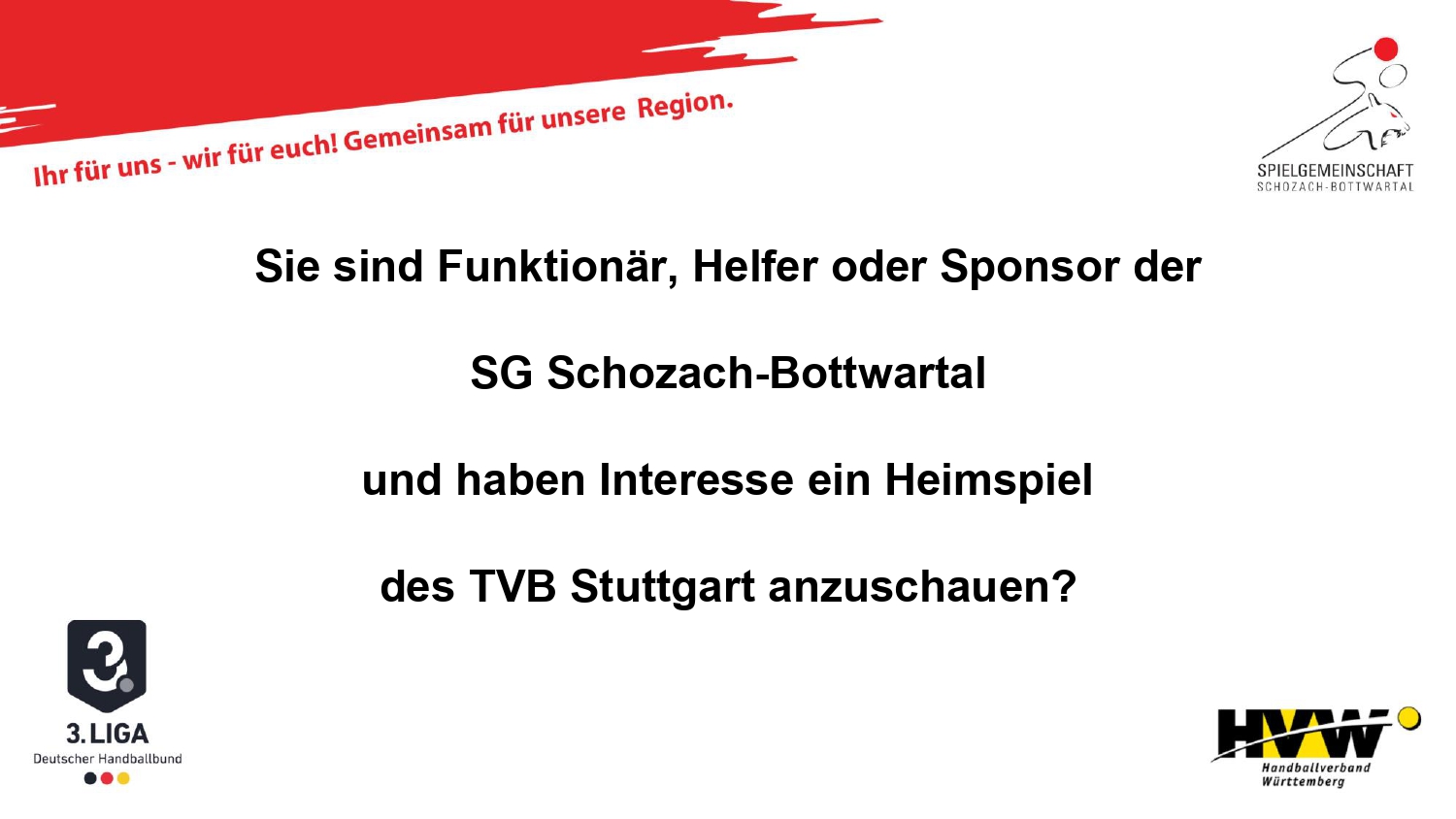 Karten für Spiele des TVB Stuttgart