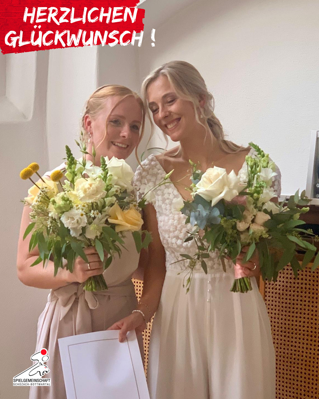 Damen 1 – Lisa und Rabea – just married